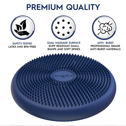 Wiggle Seat Big Cushion Blue 33cm - SENsory Toys4U