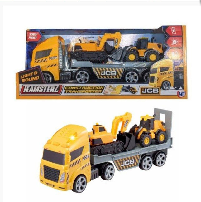 Tz JCB Small L&S Transporter - SENsory Toys4U