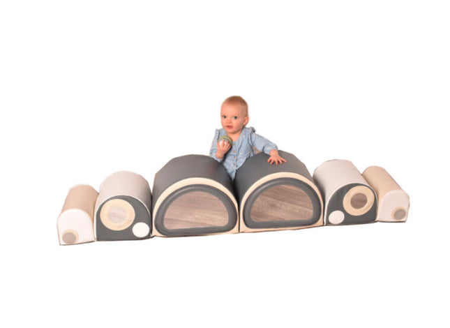 Caterpillar Mirror Bumps Soft Play Set - SENsory Toys4U
