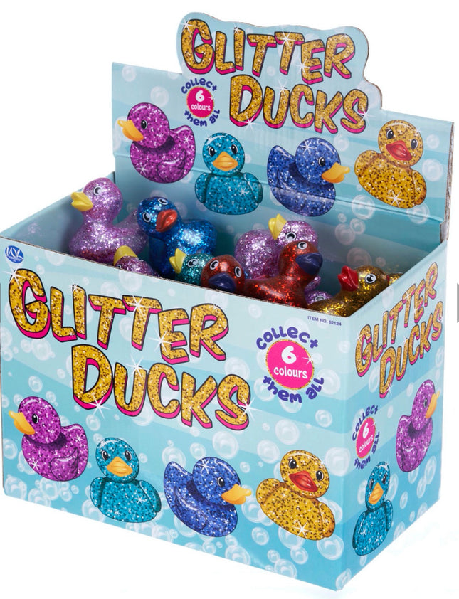 6CM GLITTERED DUCK