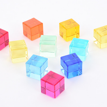 Gem Cubes - Pk10 - SENsory Toys4U