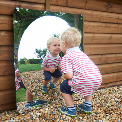 Giant Single Dome Acrylic Mirror Panel - 780mm - SENsory Toys4U