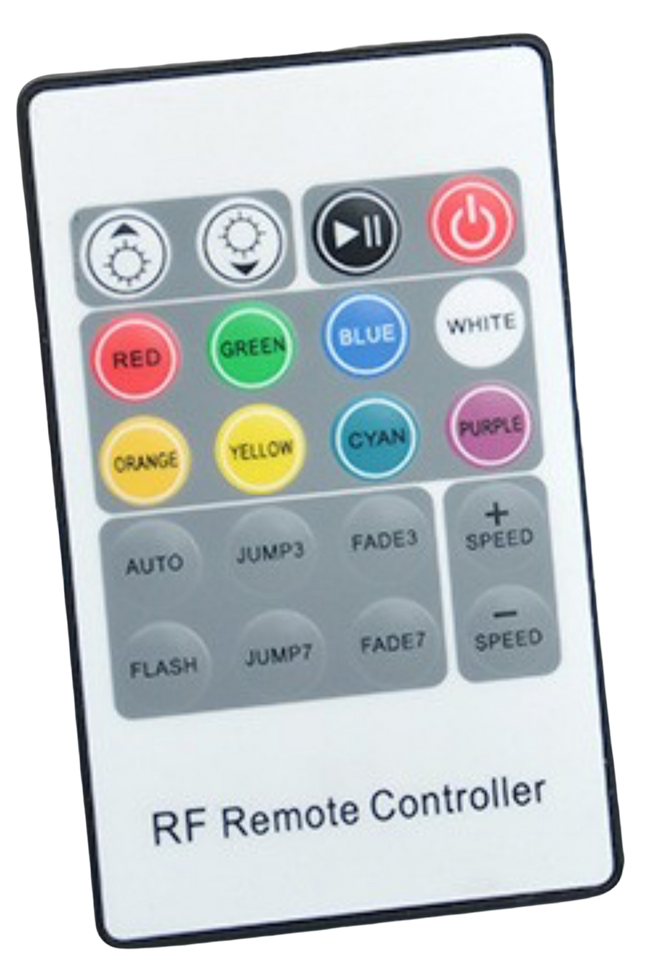 RF Remote Controller for Bubble Tubes & Walls