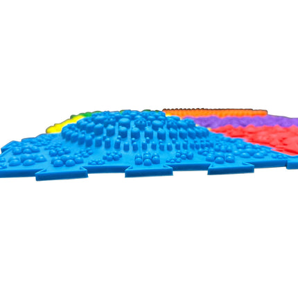 Massage Puzzle Floor Tiles ‚Äì Bright Colours - SENsory Toys4U