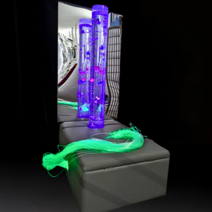 100 Fibre Optic Tails, 1.5m Long - SENsory Toys4U