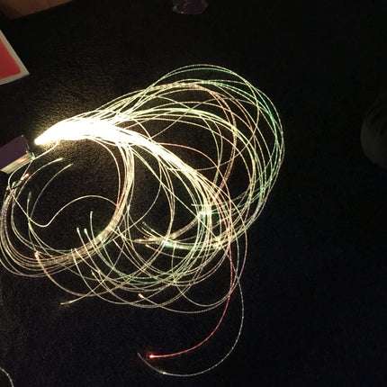 100 Fibre Optic Tails, 1.5m Long - SENsory Toys4U
