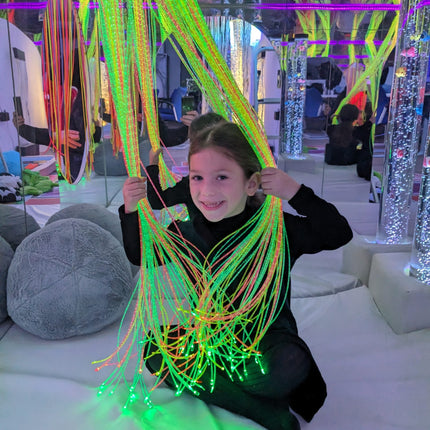 Coloured Fibre Optic Tails 1.5m x 150 tails - SENsory Toys4U