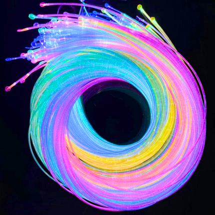 Coloured Fibre Optic Tails 1.5m x 150 tails - SENsory Toys4U