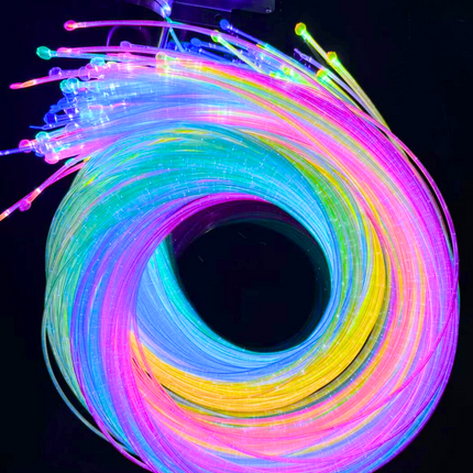 Coloured Fibre Optic Tails 1.5m x 150 tails - SENsory Toys4U