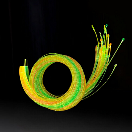 Coloured Fibre Optic Tails 1.5m x 150 tails - SENsory Toys4U