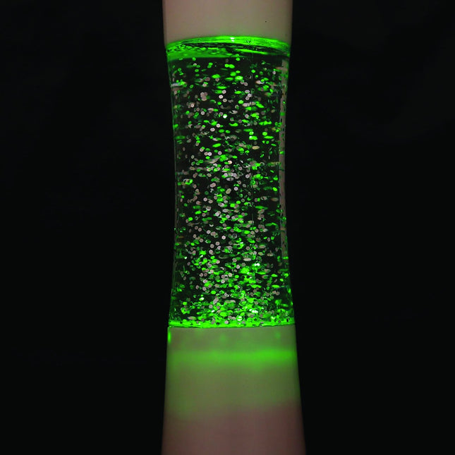 White shake and shine glitter lamp - SENsory Toys4U