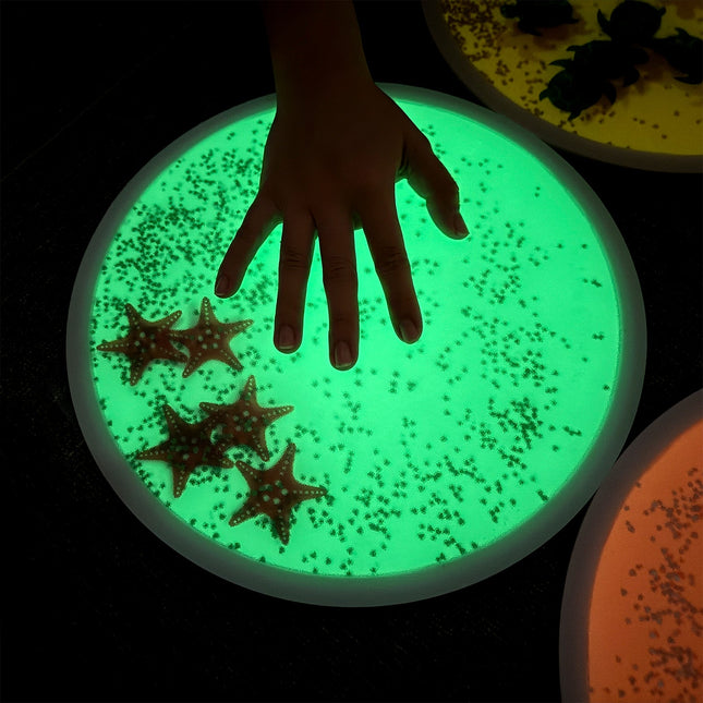 UV Round Aquarium Liquid Tiles, 4 Pack - SENsory Toys4U