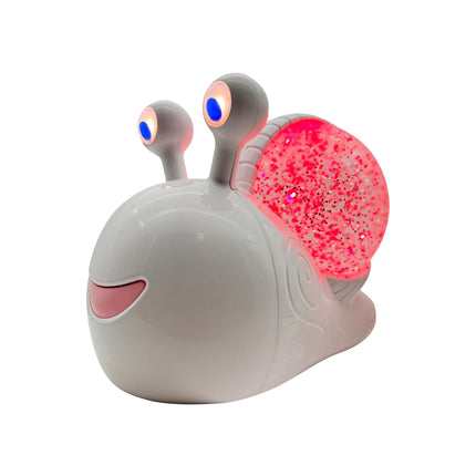 Light Up Snail Glitter Ball