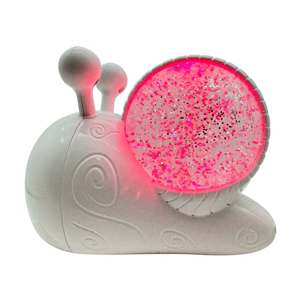 Light Up Snail Glitter Ball