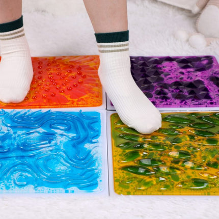 Soft Textured Liquid Floor Tiles, Set of 4 | 30X30