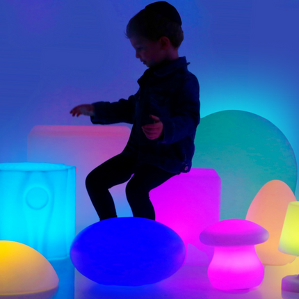 Colour changing mood Flat Pebble