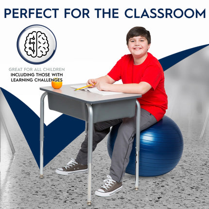 Blue Yoga Ball Chair | Kids/Adults 55cm
