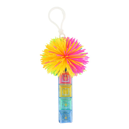 Pom Pom Fidget Toy Keyrings