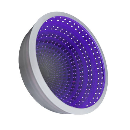 Sensory Infinity Mirror Light Autism Tunnel Wall White Relaxing Desk Lamp 42 LED