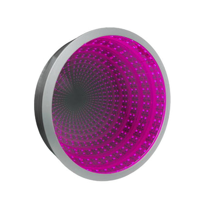 Sensory Infinity Mirror Light Autism Tunnel Wall White Relaxing Desk Lamp 42 LED