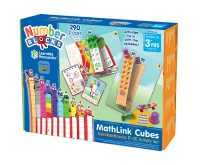 MathLink¬Æ Cubes Numberblocks 11-20 Activity Set - SENsory Toys4U