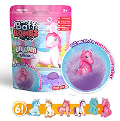 BAFF BOMBZ UNICORN SURPRISE - 100G - SENsory Toys4U