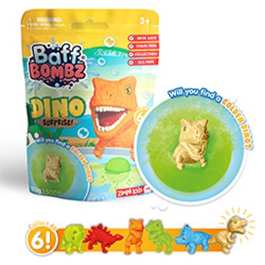 BAFF BOMBZ DINO SURPRISE - 100G - SENsory Toys4U