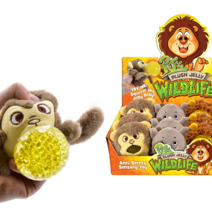 Plush Jelly Squeezers - Animals - SENsory Toys4U