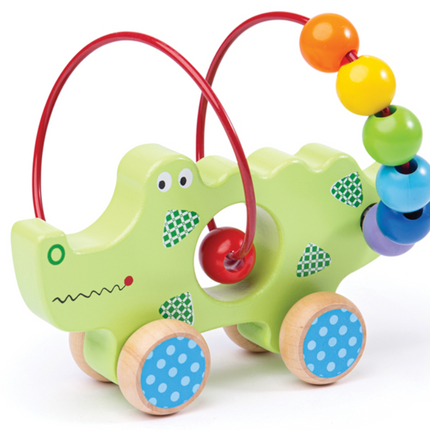 Push Along Bead Frame - Crocodile - SENsory Toys4U