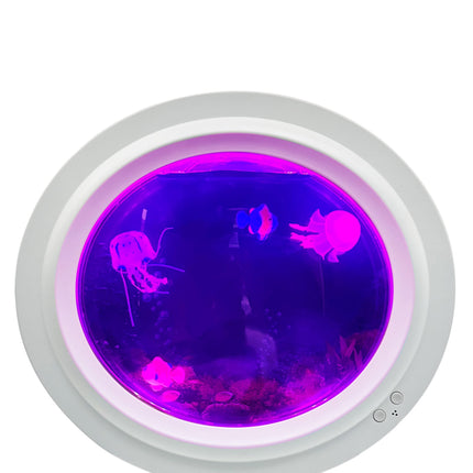 Round White Jelly Fish Tank - SENsory Toys4U
