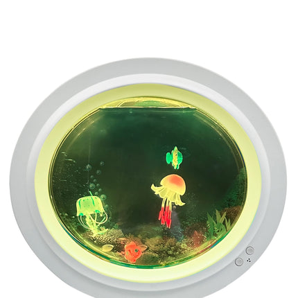 Round White Jelly Fish Tank - SENsory Toys4U