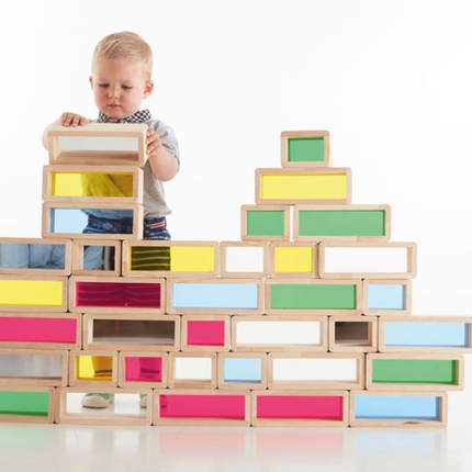 Rainbow Bricks - Pk36 - SENsory Toys4U