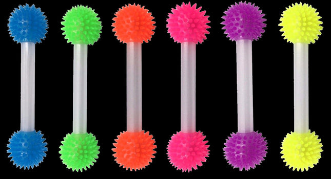 UV Double Ended Spikey Baton - SENsory Toys4U