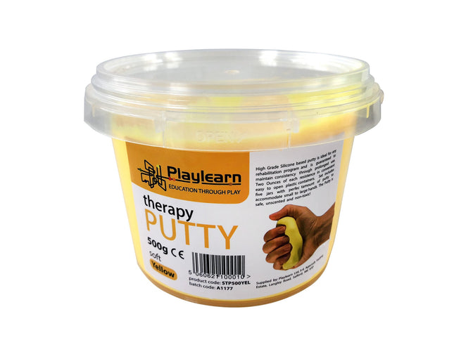 500g Therapy Putty : Yellow / Soft - SENsory Toys4U