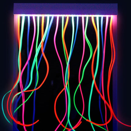 UV Mirror with Strands ‚Äì 100 x 91cm Includes UV light Strip