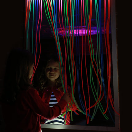 UV Mirror with Strands ‚Äì 100 x 91cm Includes UV light Strip