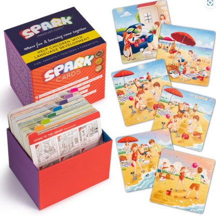 Spark Sequence & Storytelling Cards for Speech Therapy Set 1 - SENsory Toys4U
