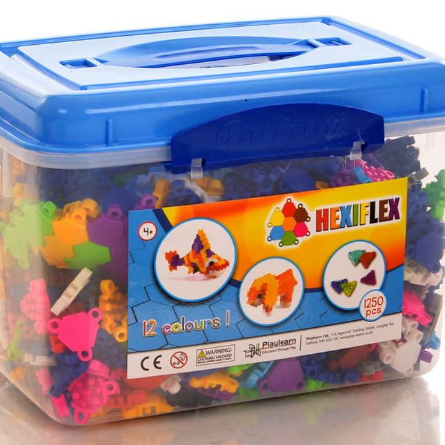 Hexiflex 1250 Pieces - SENsory Toys4U