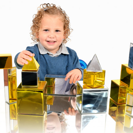 Metallic Building Blocks - SENsory Toys4U