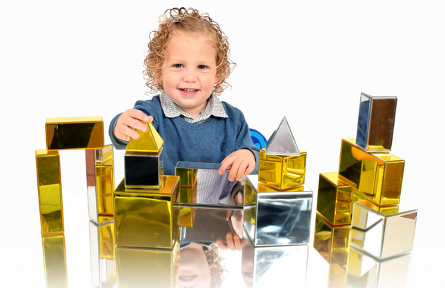 Metallic Building Blocks - SENsory Toys4U