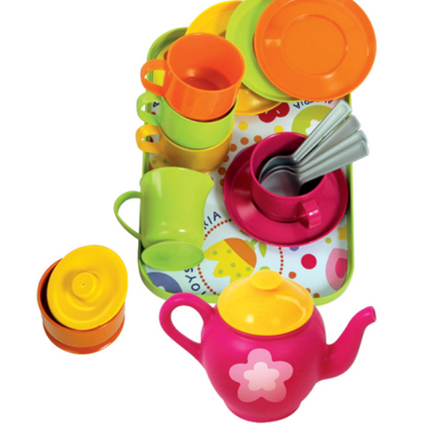 Coffee Service (Pink and Green) - SENsory Toys4U