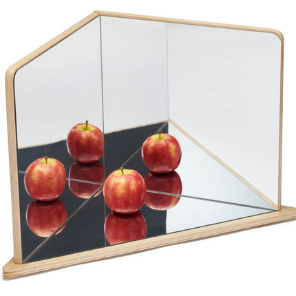 Wooden 4-Way Mirror - SENsory Toys4U