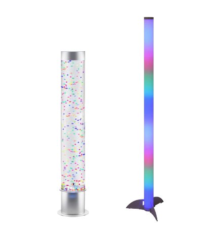 Bubble Tube 100cm x 15cm Floating Balls & Rocket Light - SENsory Toys4U