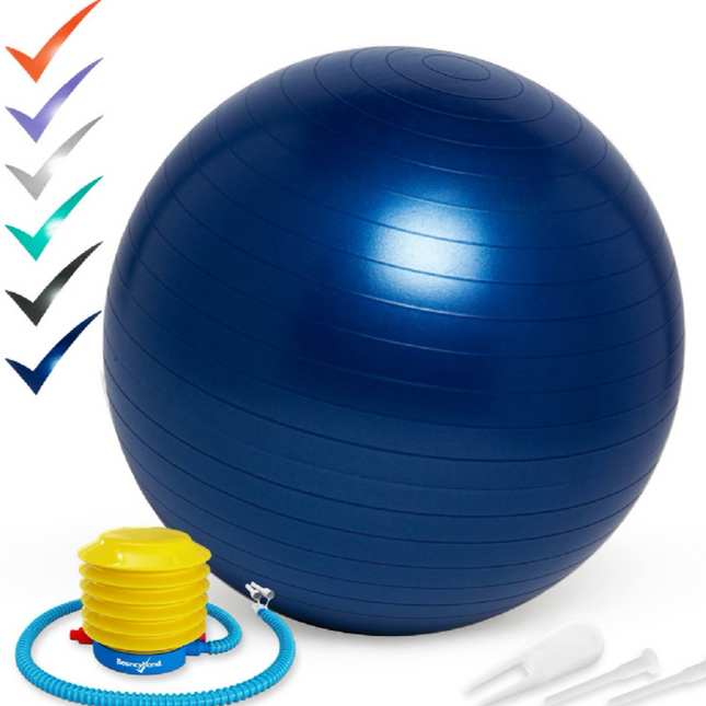 45cm Balance Ball No-Roll Weighted Seat-Blue - SENsory Toys4U