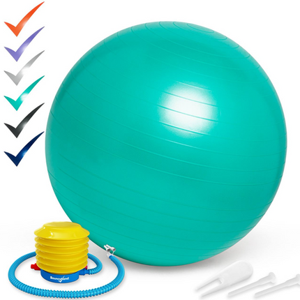 45cm Balance Ball No-Roll Weighted Seat-Green - SENsory Toys4U
