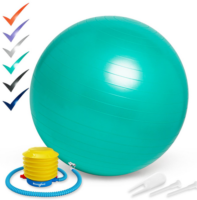 45cm Balance Ball No-Roll Weighted Seat-Green - SENsory Toys4U