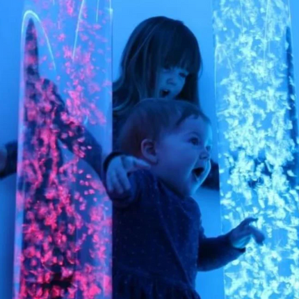 Interactive Bubble Tube & Dice Control - SENsory Toys4U