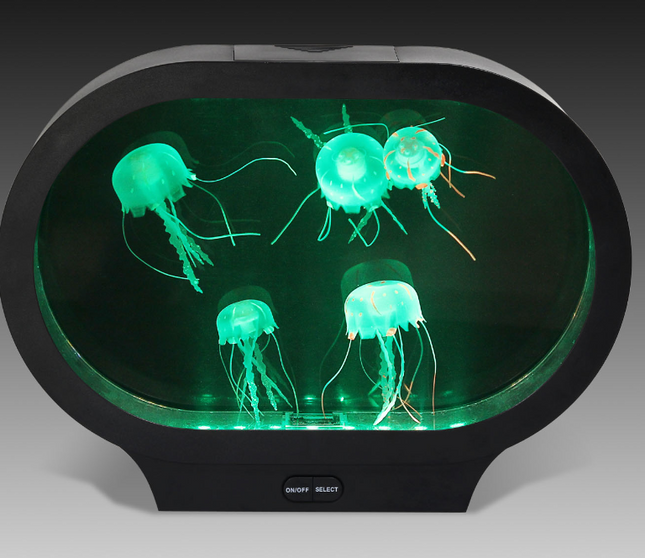 Jelly fish Tank Desktop-Oval Shaped - SENsory Toys4U