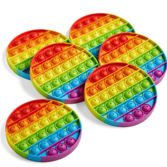 Alphabet Sensory Bubble Poppers (Set of 6) - SENsory Toys4U