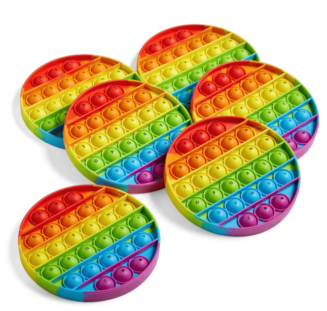 Alphabet Sensory Bubble Poppers (Set of 6) - SENsory Toys4U